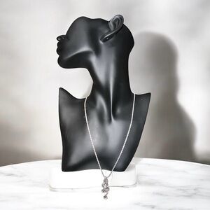 Elegant Sterling Silver Pendant Necklace